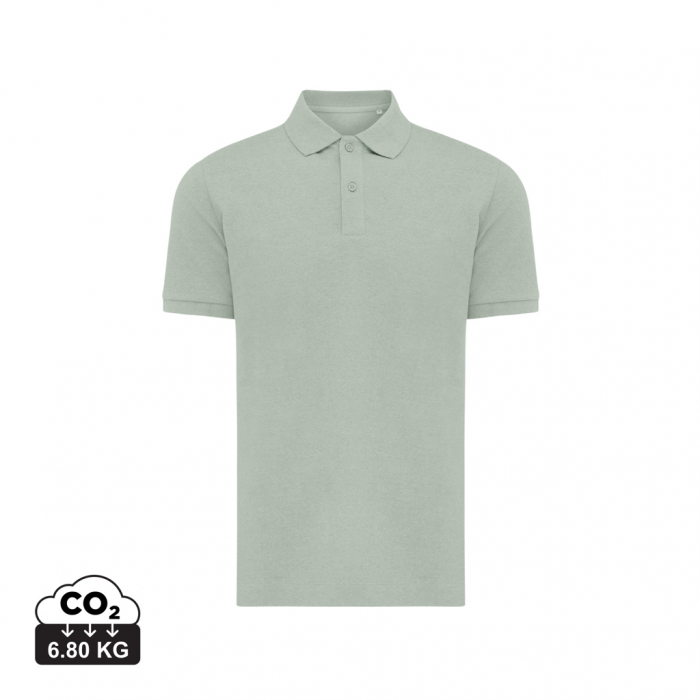 Tricou polo unisex IQONIQ Yosemite, bumbac organic si reciclat, 220 GSM, medium fit [1]