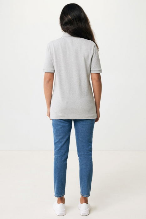 Tricou polo unisex IQONIQ Yosemite, bumbac organic si reciclat, 220 GSM, medium fit [9]