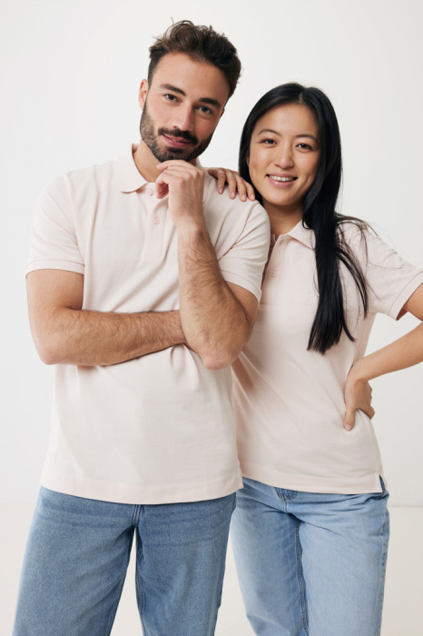 Tricou polo unisex IQONIQ Yosemite, bumbac organic si reciclat, 220 GSM, medium fit [5]