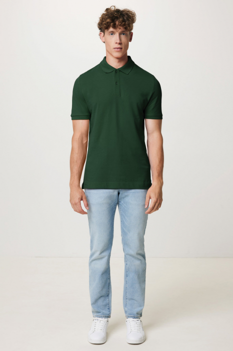 Tricou polo unisex IQONIQ Yosemite, bumbac organic si reciclat, 220 GSM, medium fit [11]