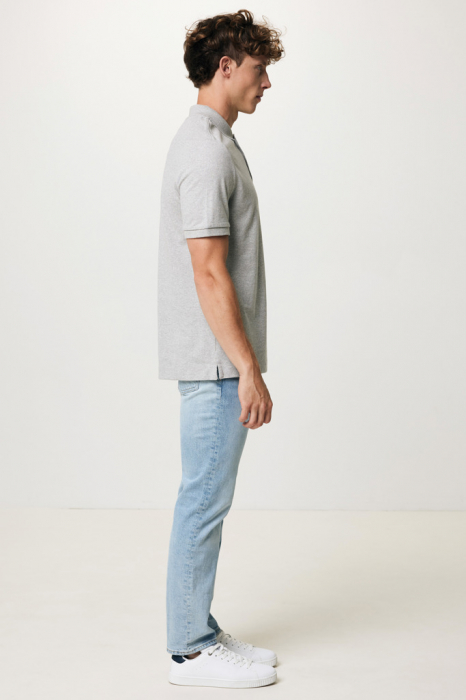 Tricou polo unisex IQONIQ Yosemite, bumbac organic si reciclat, 220 GSM, medium fit [16]