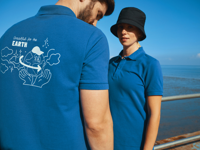 Tricou polo unisex IQONIQ Yosemite, bumbac organic si reciclat, 220 GSM, medium fit [22]