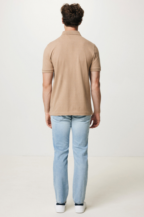 Tricou polo unisex IQONIQ Yosemite, bumbac organic si reciclat, 220 GSM, medium fit [12]