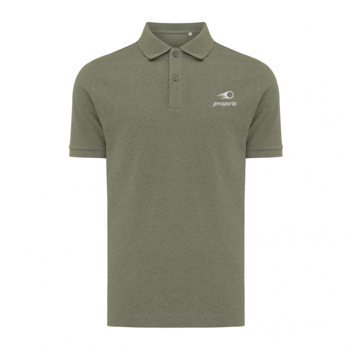 Tricou polo unisex IQONIQ Yosemite, bumbac organic si reciclat, 220 GSM, medium fit [4]