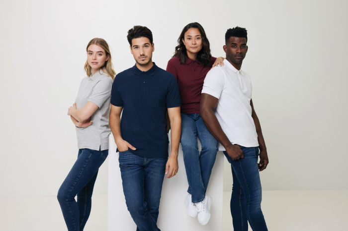 Tricou polo unisex IQONIQ Yosemite, bumbac organic si reciclat, 220 GSM, medium fit [20]