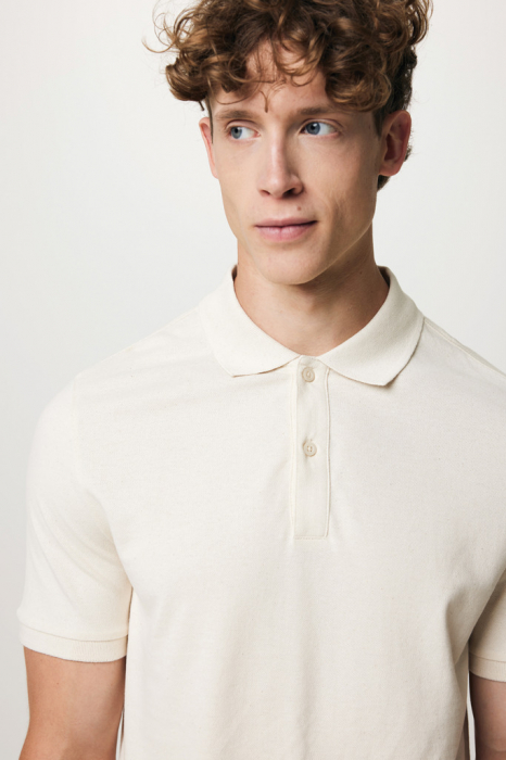 Tricou polo unisex IQONIQ Yosemite, bumbac organic si reciclat, 220 GSM, medium fit [17]