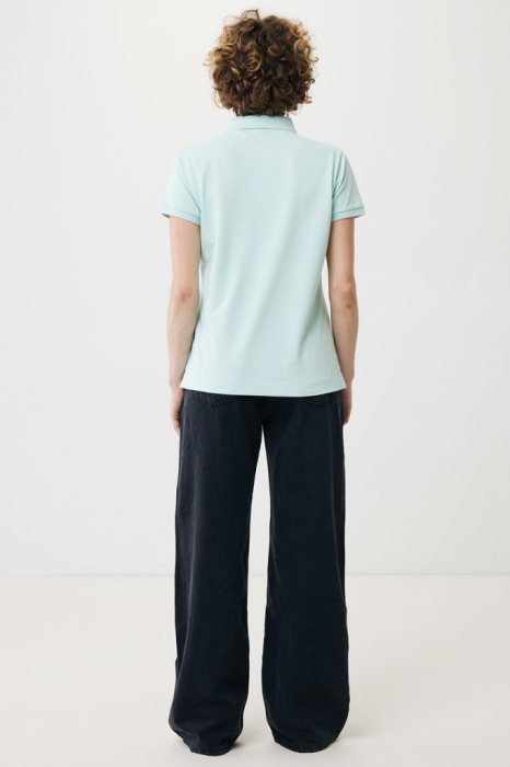 Tricou polo dama IQONIQ Yosemite, bumbac organic si reciclat, 220 GSM, medium fit [7]