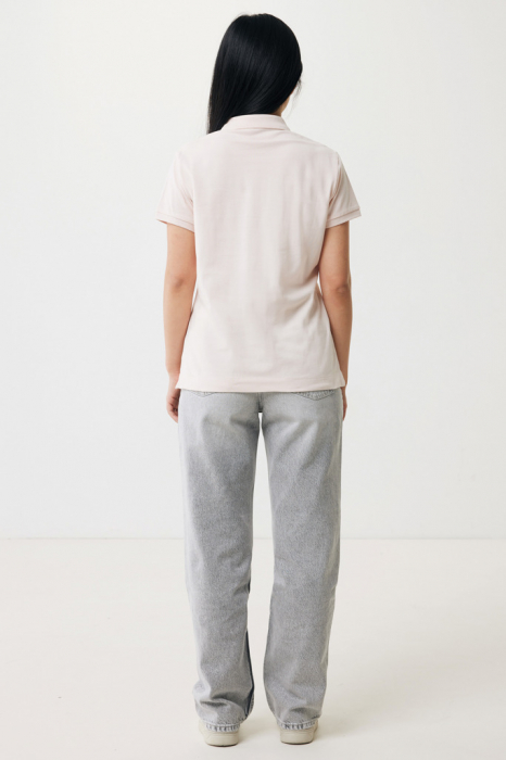 Tricou polo dama IQONIQ Yosemite, bumbac organic si reciclat, 220 GSM, medium fit [8]