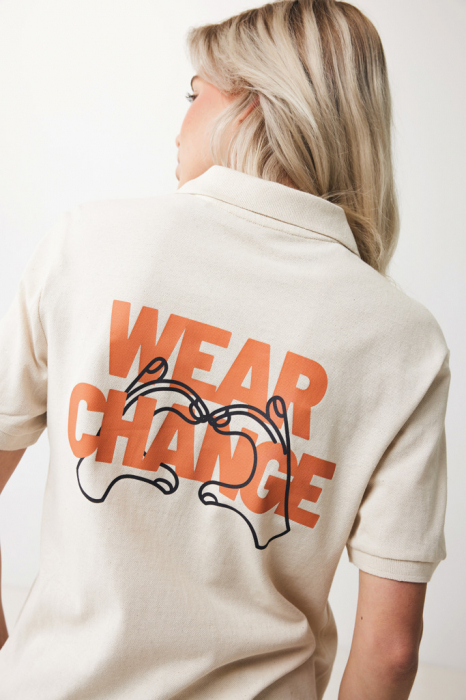 Tricou polo dama IQONIQ Yosemite, bumbac organic si reciclat, 220 GSM, medium fit [6]