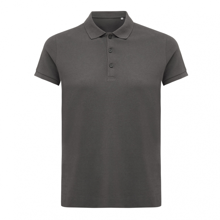 Tricou polo dama IQONIQ Yosemite, bumbac organic si reciclat, 220 GSM, medium fit [2]