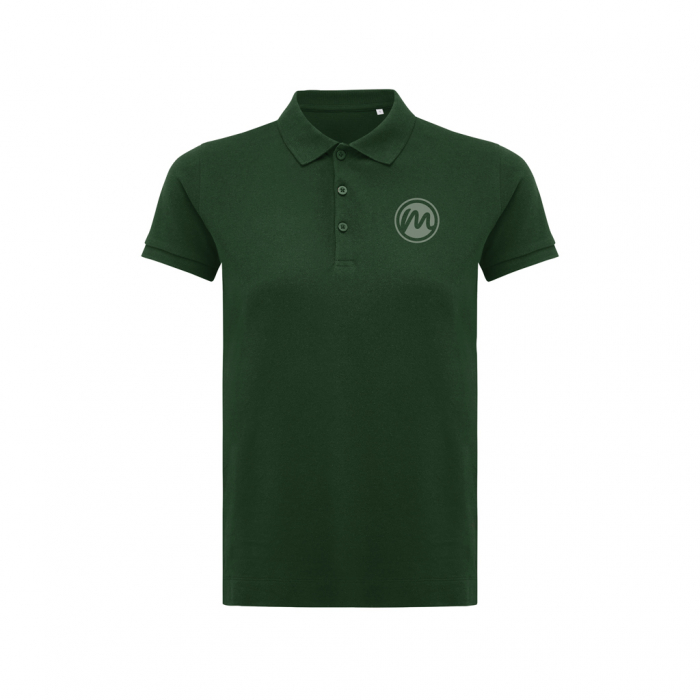 Tricou polo dama IQONIQ Yosemite, bumbac organic si reciclat, 220 GSM, medium fit [4]