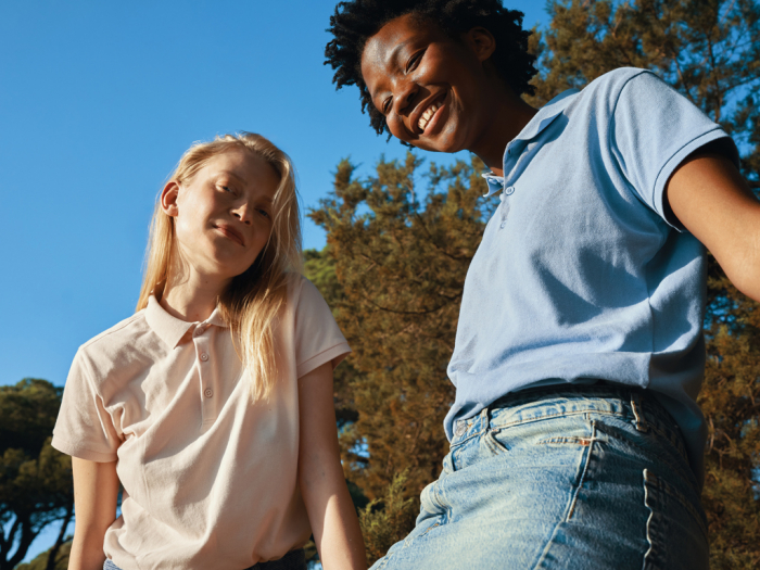 Tricou polo dama IQONIQ Yosemite, bumbac organic si reciclat, 220 GSM, medium fit [10]