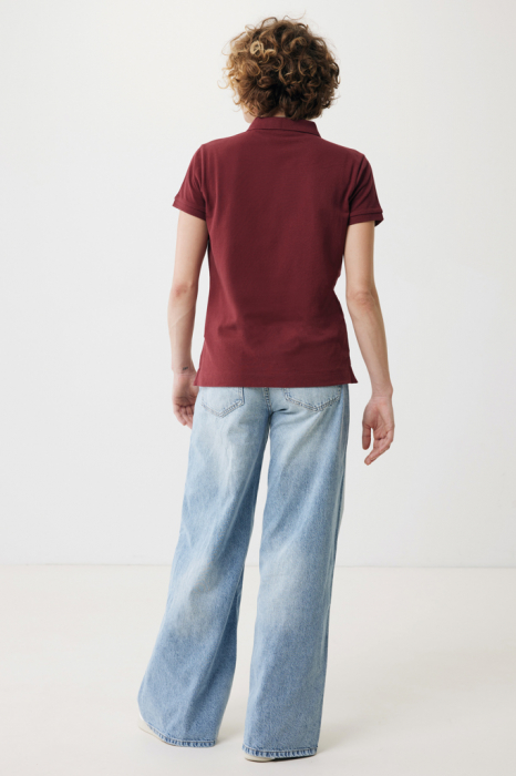 Tricou polo dama IQONIQ Yosemite, bumbac organic si reciclat, 220 GSM, medium fit [6]