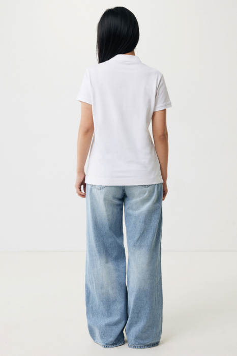 Tricou polo dama IQONIQ Yosemite, bumbac organic si reciclat, 220 GSM, medium fit [10]