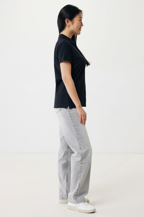Tricou polo dama IQONIQ Yosemite, bumbac organic si reciclat, 220 GSM, medium fit [6]