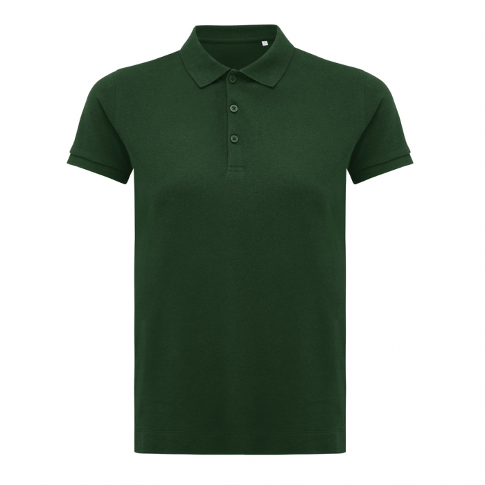 Tricou polo dama IQONIQ Yosemite, bumbac organic si reciclat, 220 GSM, medium fit [2]