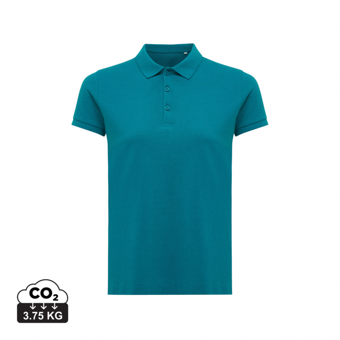Tricou polo dama IQONIQ Yosemite, bumbac organic si reciclat, 220 GSM, medium fit [1]