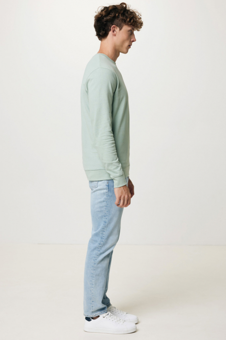 Bluza unisex IQONIQ Zion, bumbac organic si reciclat, guler rotund, 340 GSM [12]