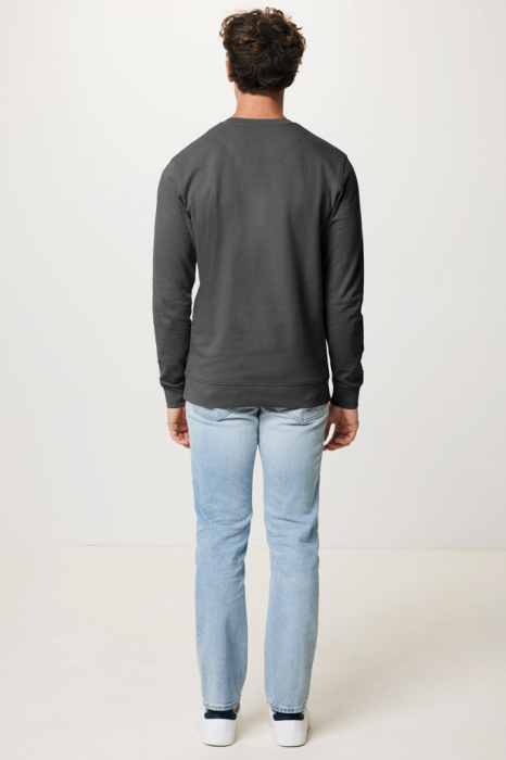 Bluza unisex IQONIQ Zion, bumbac organic si reciclat, guler rotund, 340 GSM [9]