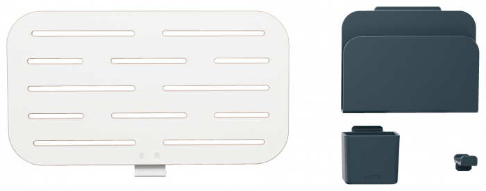 Kit organizator Leitz Ergo, pentru birou (max. 3.5 cm), 42x25 cm, 3 suporturi incluse [7]