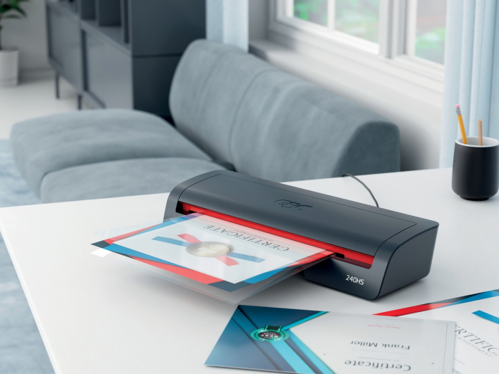 Laminator GBC 240HS Home Office, A3, kit folii laminare inclus, negru [3]