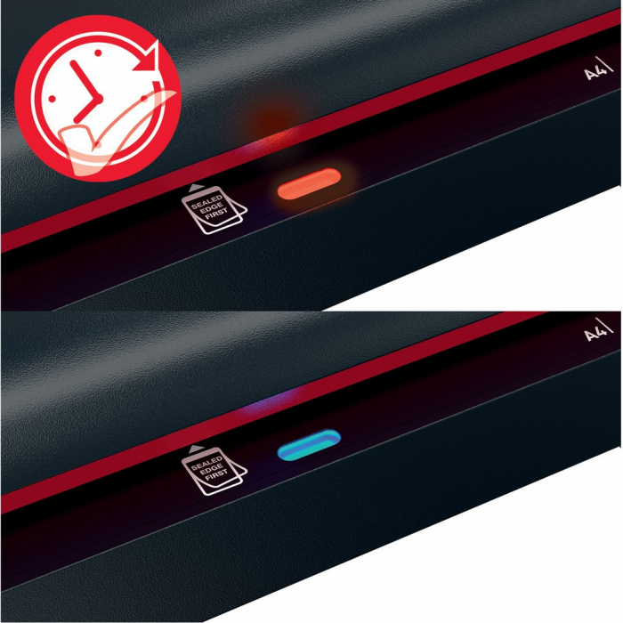 Laminator GBC 240HS Home Office, A3, kit folii laminare inclus, negru [7]