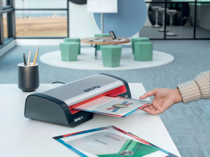 Laminator GBC 250 Office, A4, kit folii laminare inclus, negru-argintiu [3]