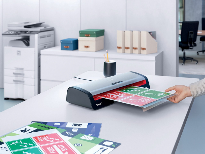Laminator GBC 250HS Office, A3. kit folii laminare inclus, negru-argintiu [3]