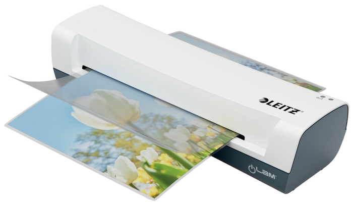 Laminator Leitz iLAM Home, A4, kit folii laminare inclus, alb-gri [7]