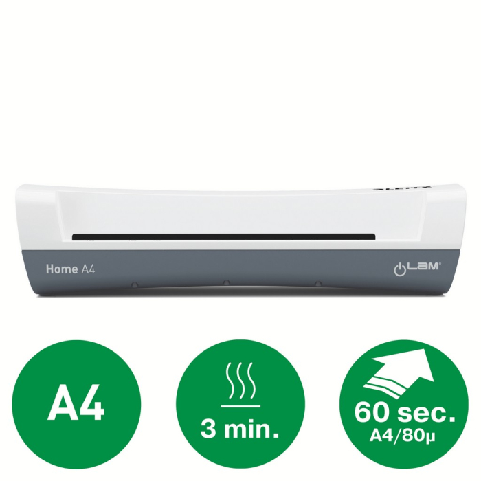 Laminator Leitz iLAM Home, A4, kit folii laminare inclus, alb-gri [3]