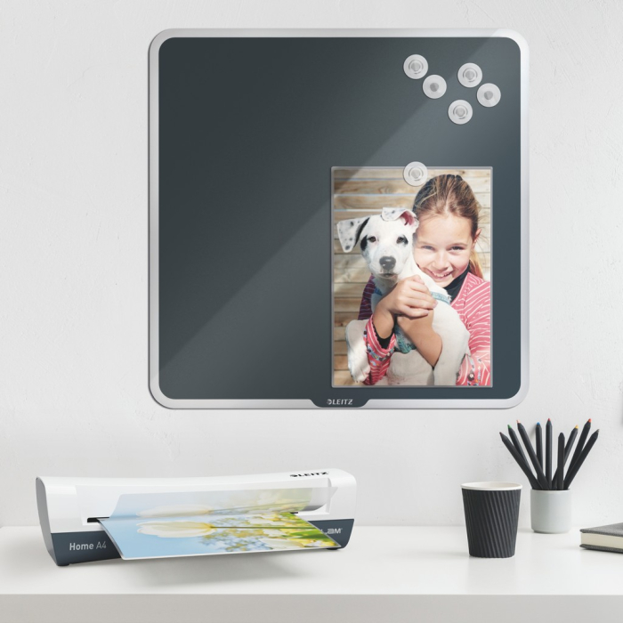 Laminator Leitz iLAM Home, A4, kit folii laminare inclus, alb-gri [8]