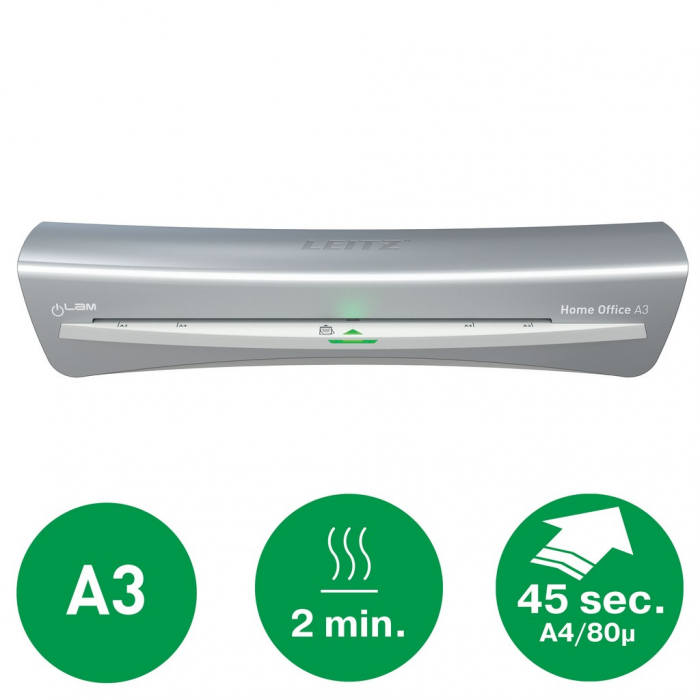 Laminator Leitz iLAM Home Office A3, EU, 230V, gri [3]