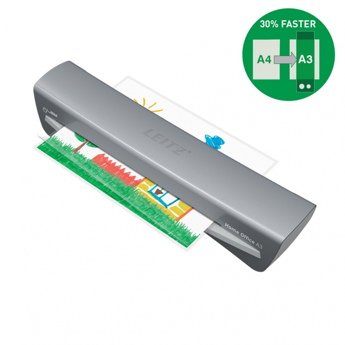 Laminator Leitz iLAM Home Office A3, EU, 230V, gri [4]