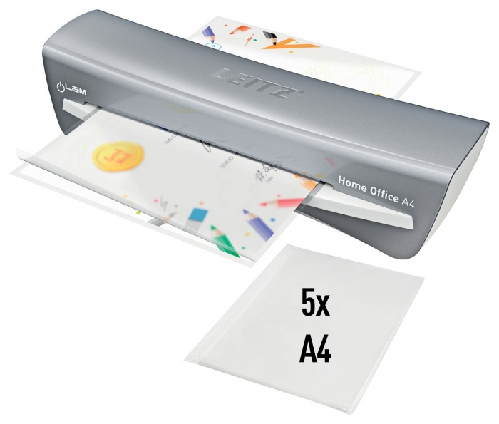 Laminator Leitz iLAM Home Office, A4, kit folii laminare inclus [2]