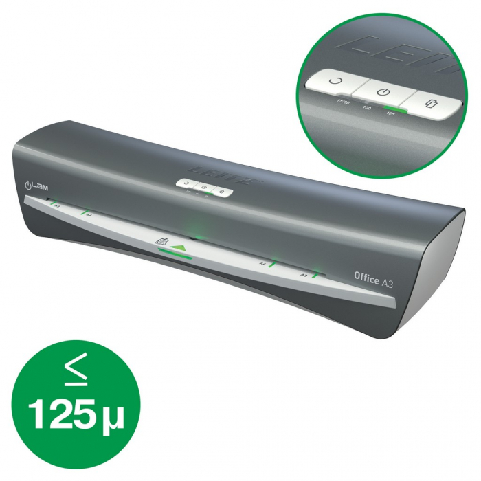 Laminator Leitz iLAM Office A3, EU, 230V, argintiu [7]