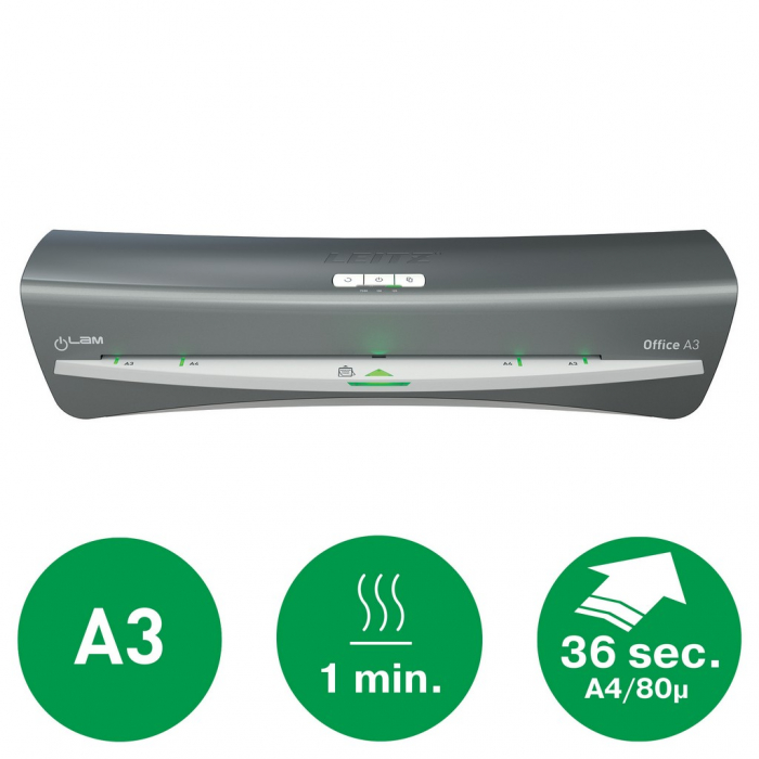 Laminator Leitz iLAM Office A3, EU, 230V, argintiu [3]