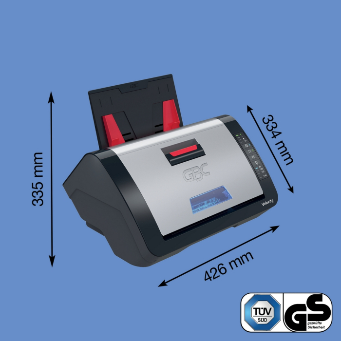 Laminator semi-automat GBC Velocity A4 cu rola 80 microni inclusa [6]