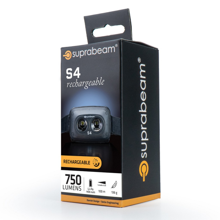 Lampa frontala Suprabeam S4 750 Lumeni 1400 mAh reincarcabila [2]