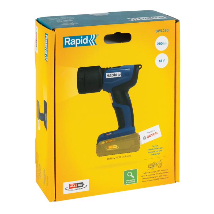 Lanterna LED Rapid BWL 290 P4A, 18 V, 290 lm, fara baterie inclusa [3]