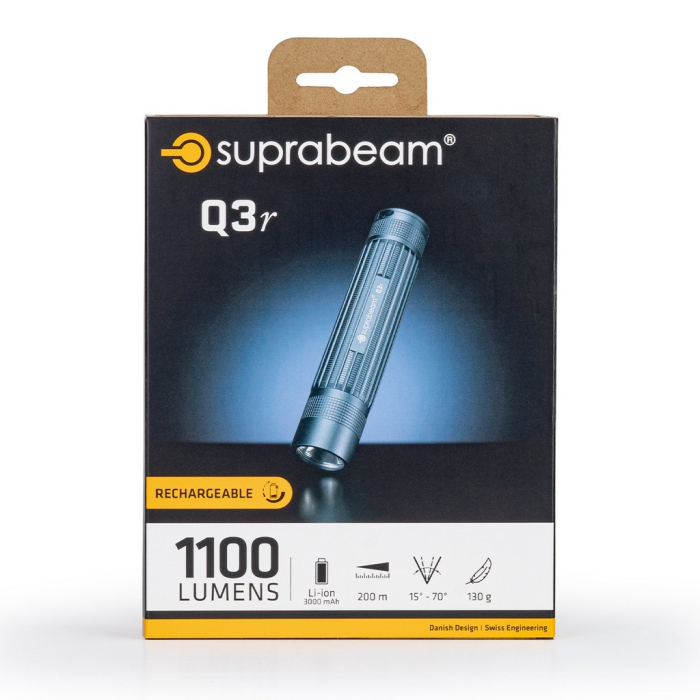 Lanterna Suprabeam Q3R 1100 Lumeni, lumina dimabila, reincarcabila [8]