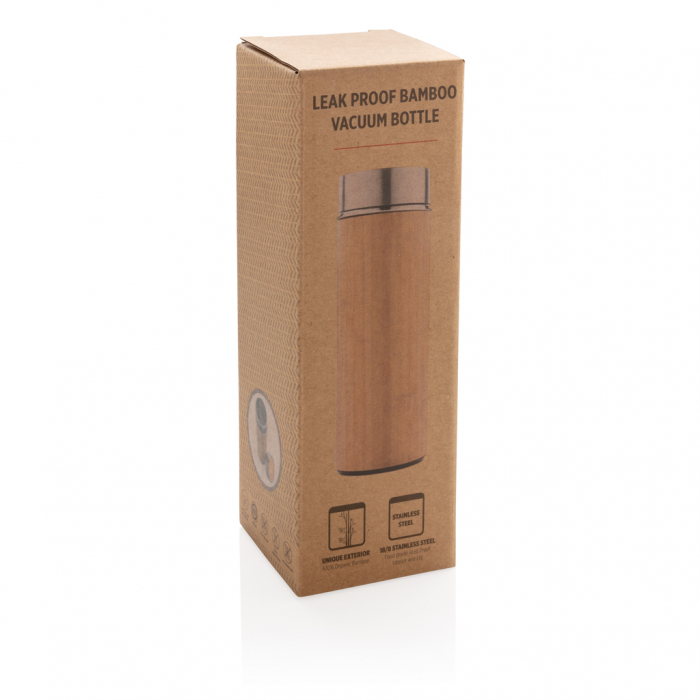 Sticla termos bambus 300 ml antiscurgere cu izolatie vacuum [7]