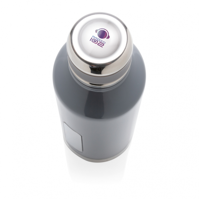 Sticla termos inox 500 ml antiscurgere cu placuta logo [9]
