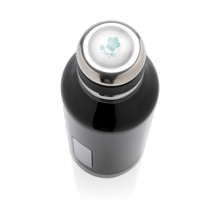 Sticla termos inox 500 ml antiscurgere cu placuta logo [9]