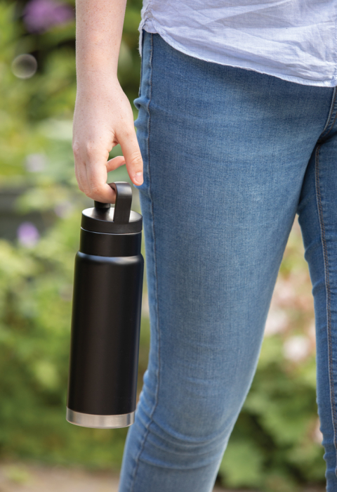 Sticla termos inox 650 ml vacuum antiscurgere cu maner [7]