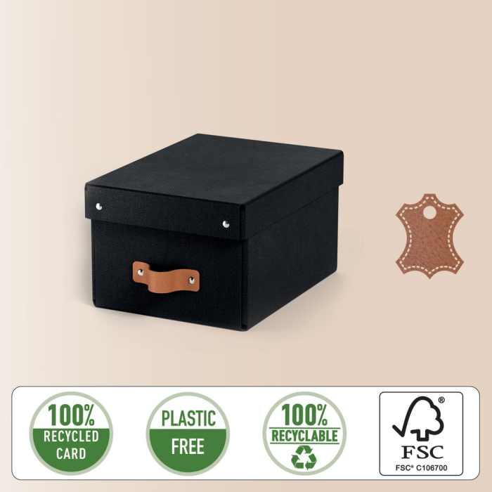 Leitz Puro Cutie de depozitare cu capac, mică, 7L, 100% carton reciclat, set de 2 bucăți [3]