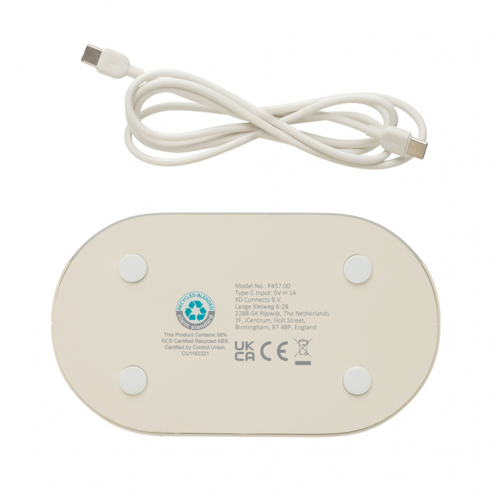Ceas desteptator LumaRise cu lumina calda, plastic reciclat RCS [11]