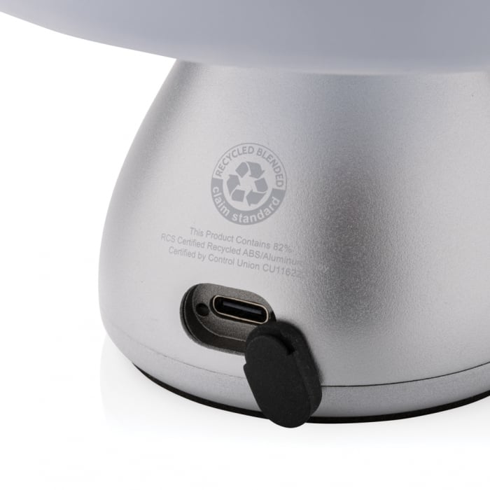 Lampa de masa Luming din ABS si aluminiu reciclat RCS – reincarcabila USB-C, 18h autonomie [4]