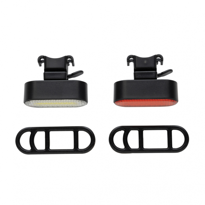 Set lumini bicicleta Lumino din ABS reciclat RCS – reincarcabile USB-C, 60 lumeni, IPX4 [5]
