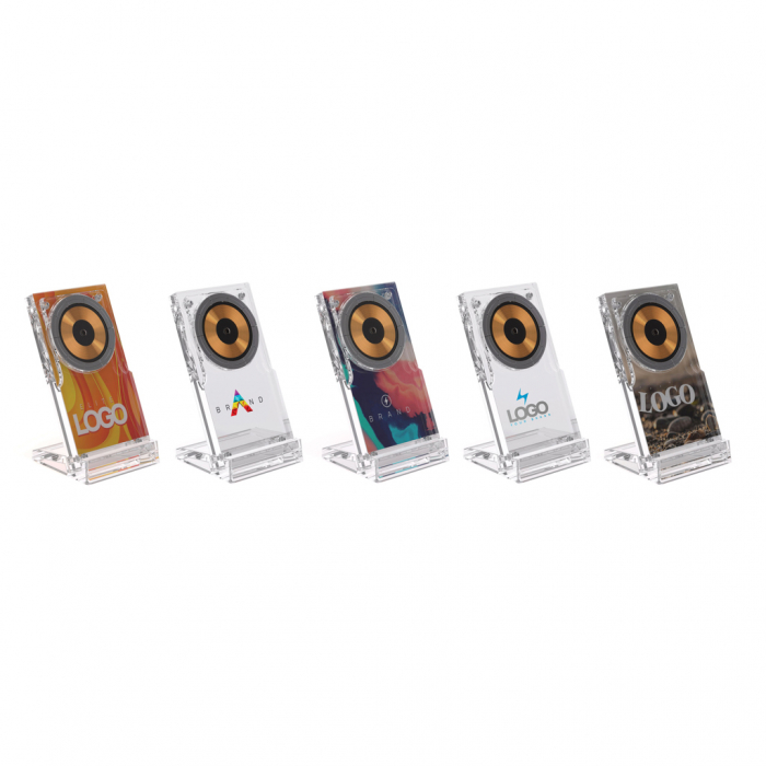 Stand de incarcare wireless magnetic 15W Magcharge, acrilic transparent [8]