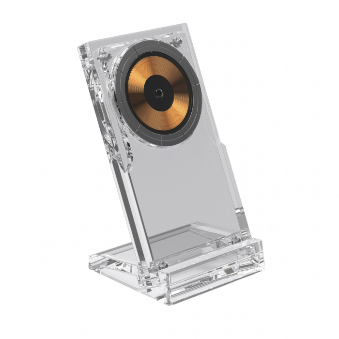 Stand de incarcare wireless magnetic 15W Magcharge, acrilic transparent [2]